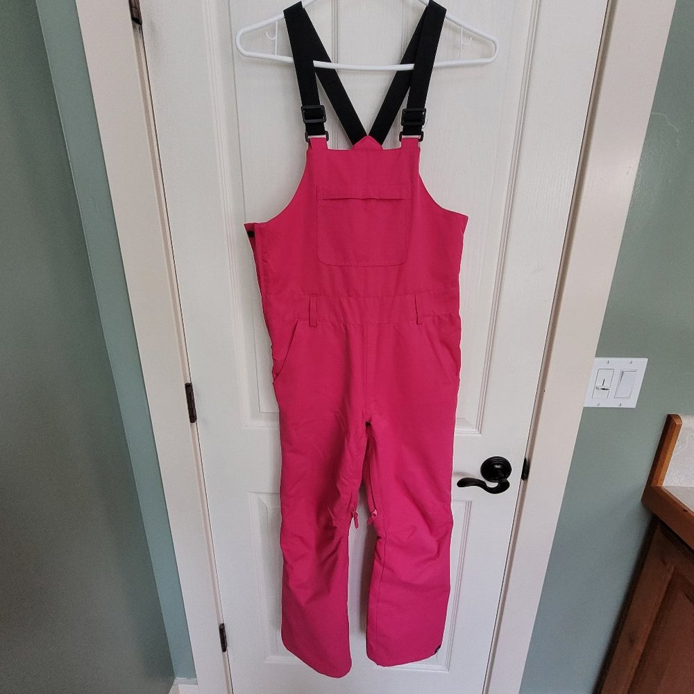 Roxy Non Stop Bib Pants, Beetroot Pink